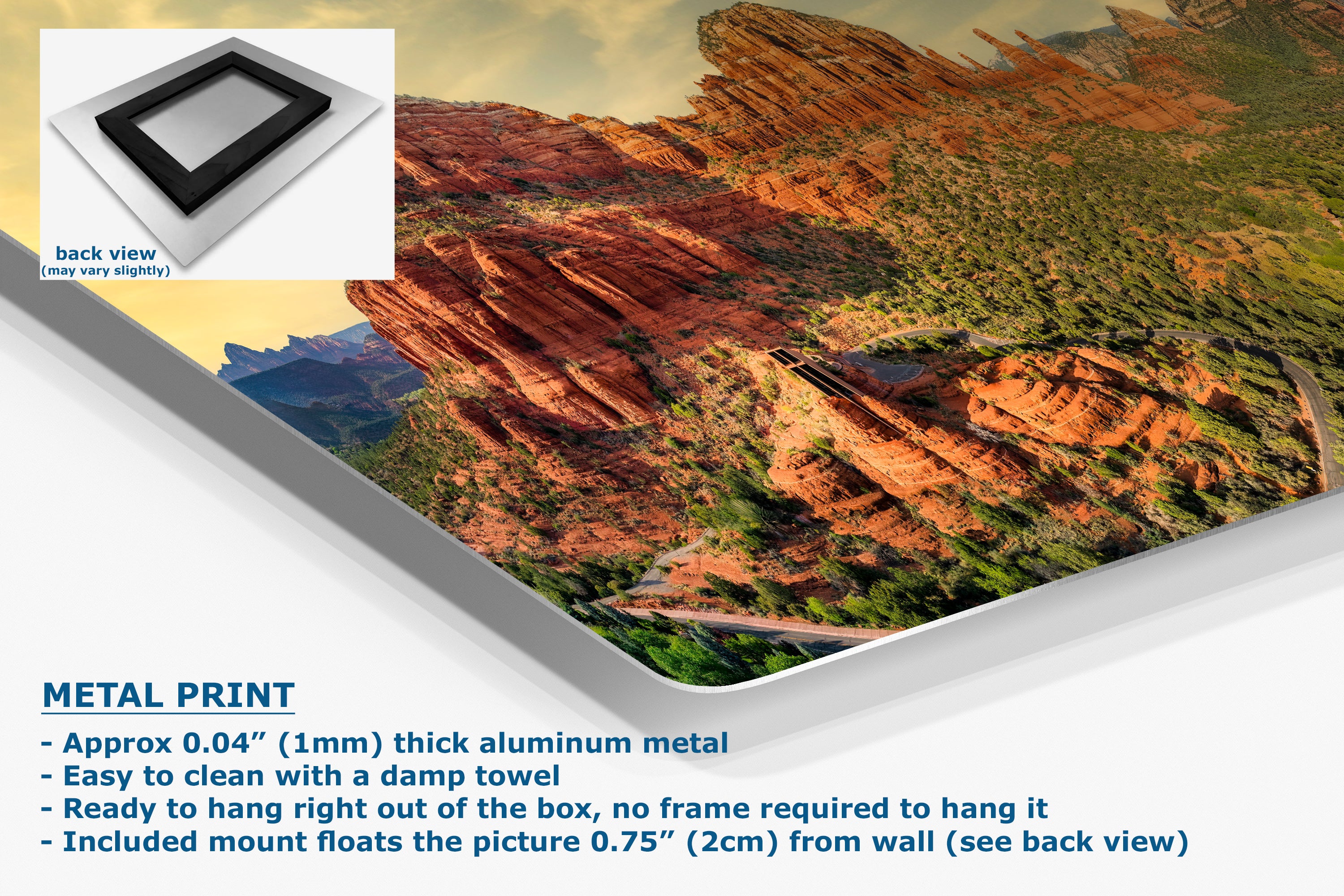 Chapel of the Holy Cross Sedona Arizona Desert Picture, Southwestern Nature Photo, Church and Canyon Photography