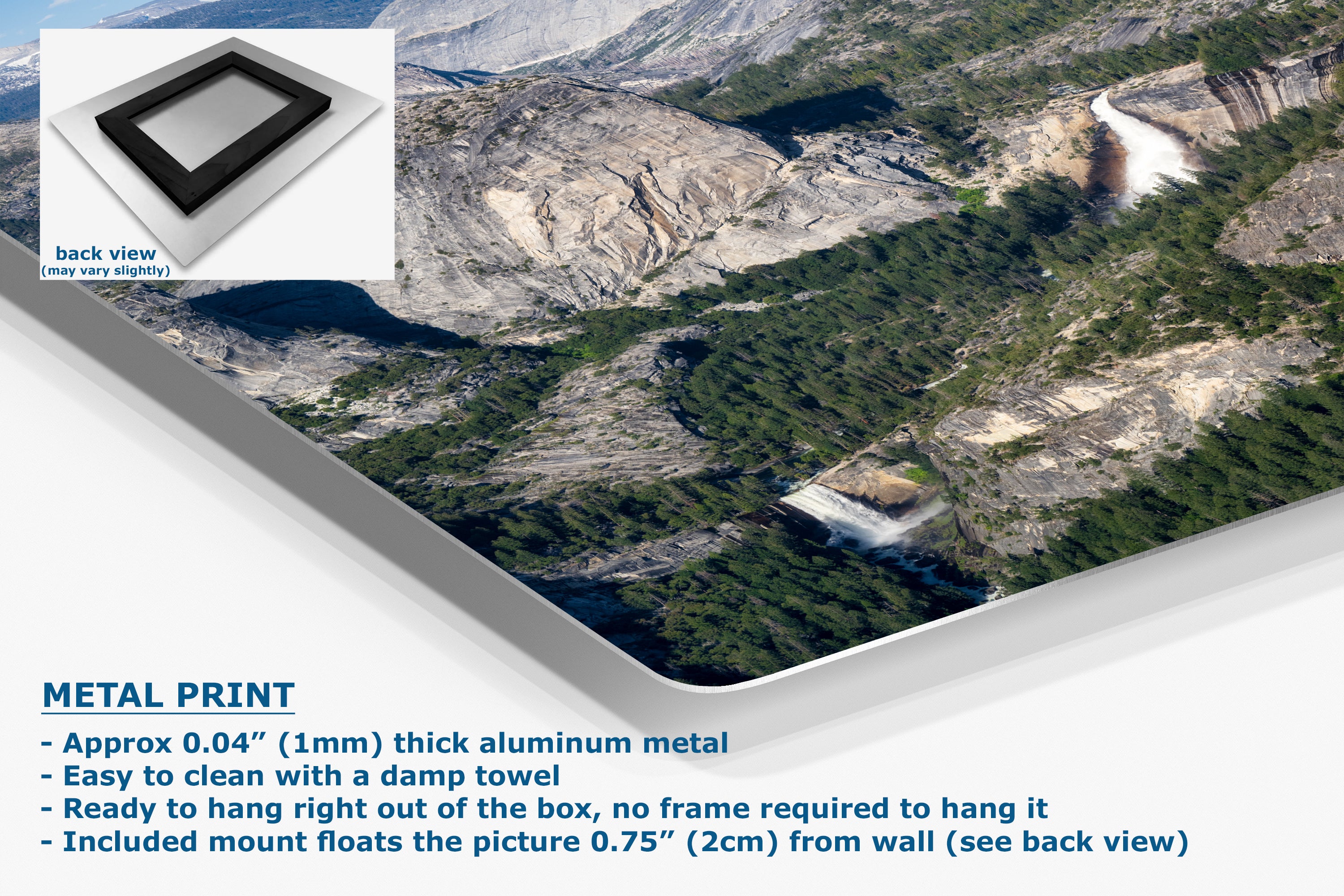 Yosemite Wall Art, Glacier Point Mountain Landscape Nature Photo