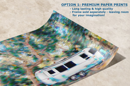 Airstream with Coast Live Oak Camping Decor