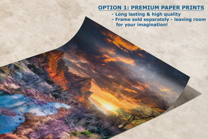 Zion National Park, Watchman, Southern Utah Desert Picture, Southwestern Wall Art, Relaxation Artwork Nature Photo for House Decor