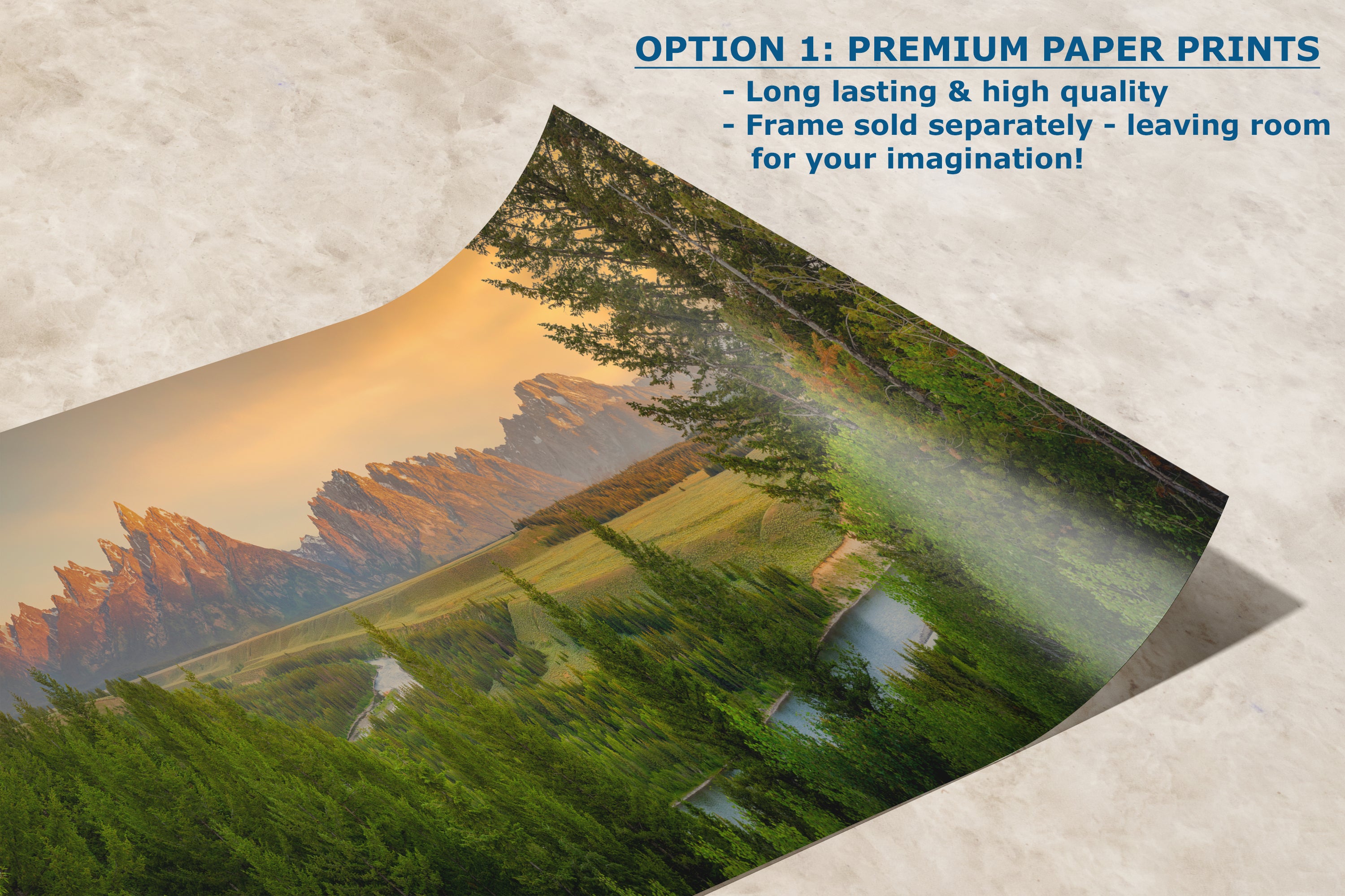 Grand Teton National Park Wyoming Mountain Picture Panorama Nature Photo, Rustic Wall Art, Jackson Hole Scenery, Bohemian Decor