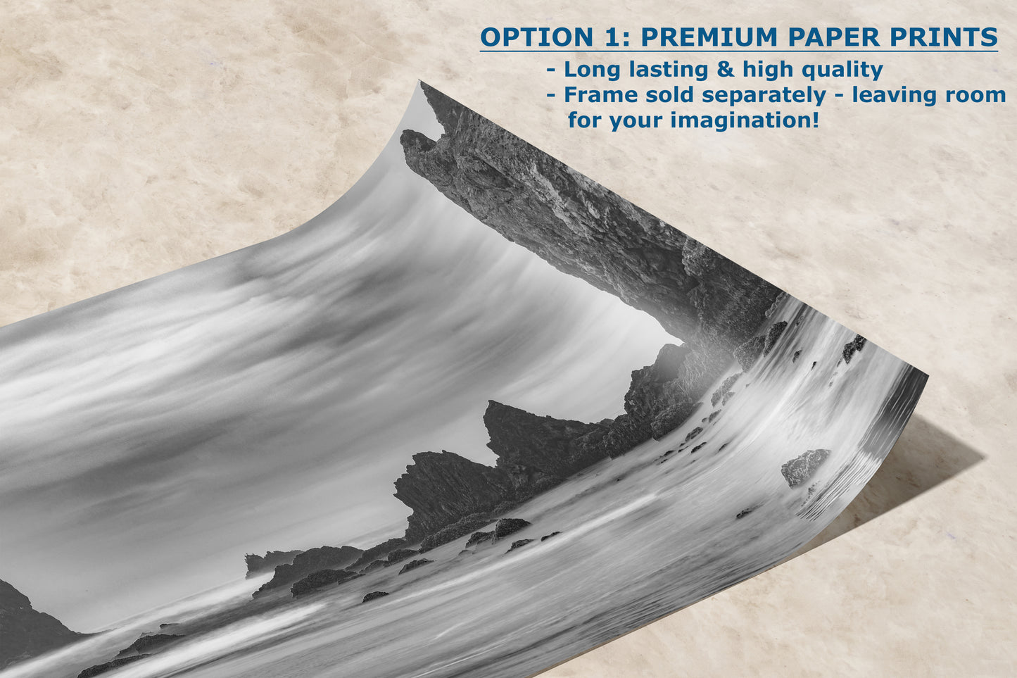 Cannon Beach Oregon Coast Ocean Picture Nature Photo, Black and White Haystack Rocks, Coastal Beach House Decor for Ocean Lovers