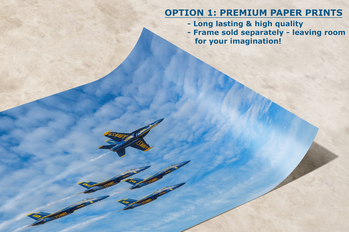 Blue Angels Aviation Artwork, FA-18 Super Hornet Military Aircraft Print