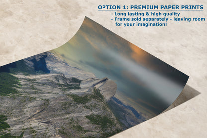 Half Dome Wall Art, Yosemite National Park Nature Photo