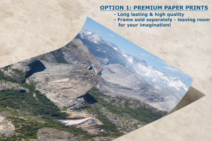 Yosemite Wall Art, Glacier Point Mountain Landscape Nature Photo