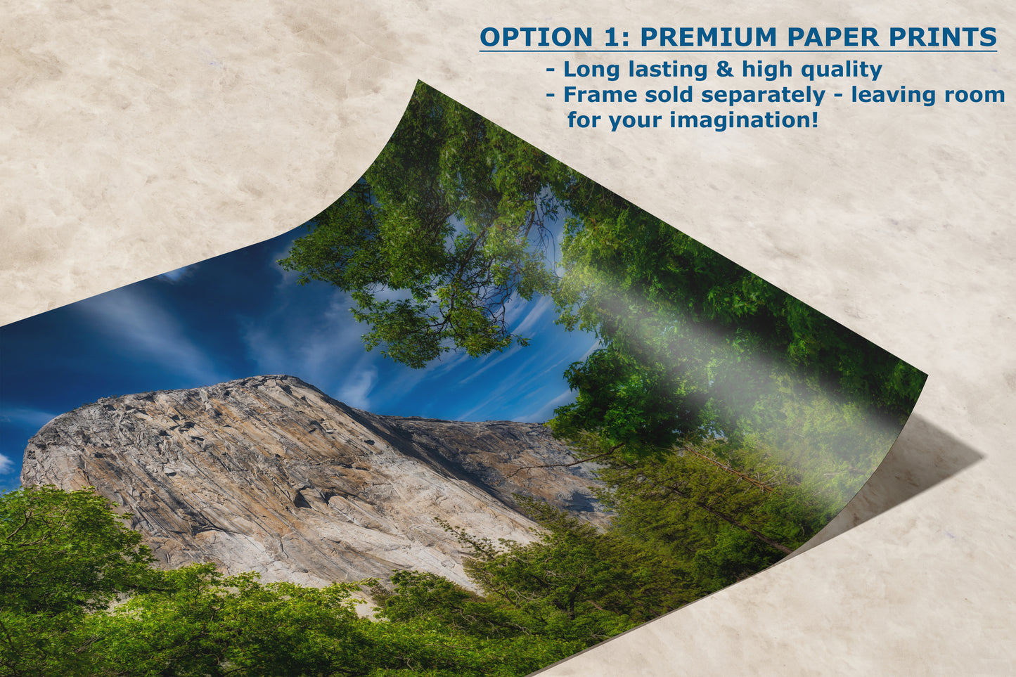 El Capitan Wall Art, Yosemite National Park Nature Photo