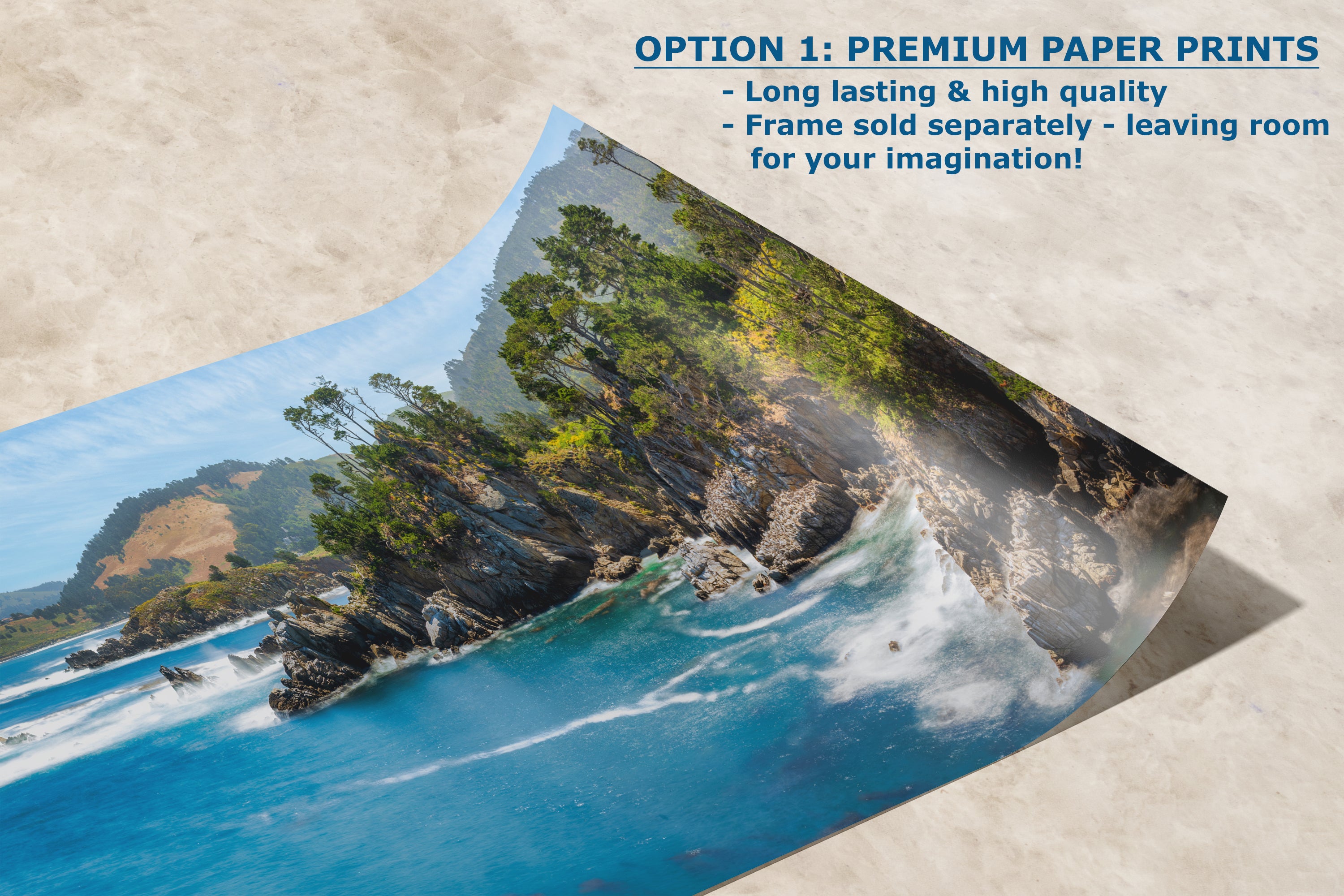 Point Lobos Carmel California Coastline Ocean Picture Seascape, Relaxation Artwork Nature Photo for Meditation, Office, Dorm, House Decor