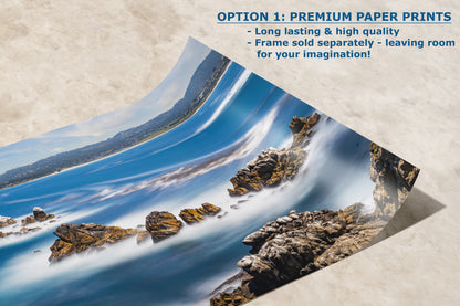 Point Lobos Shoreline, Carmel California Coastline Ocean Picture, Relaxation Artwork Nature Photo for Meditation, Office, Dorm, House Decor