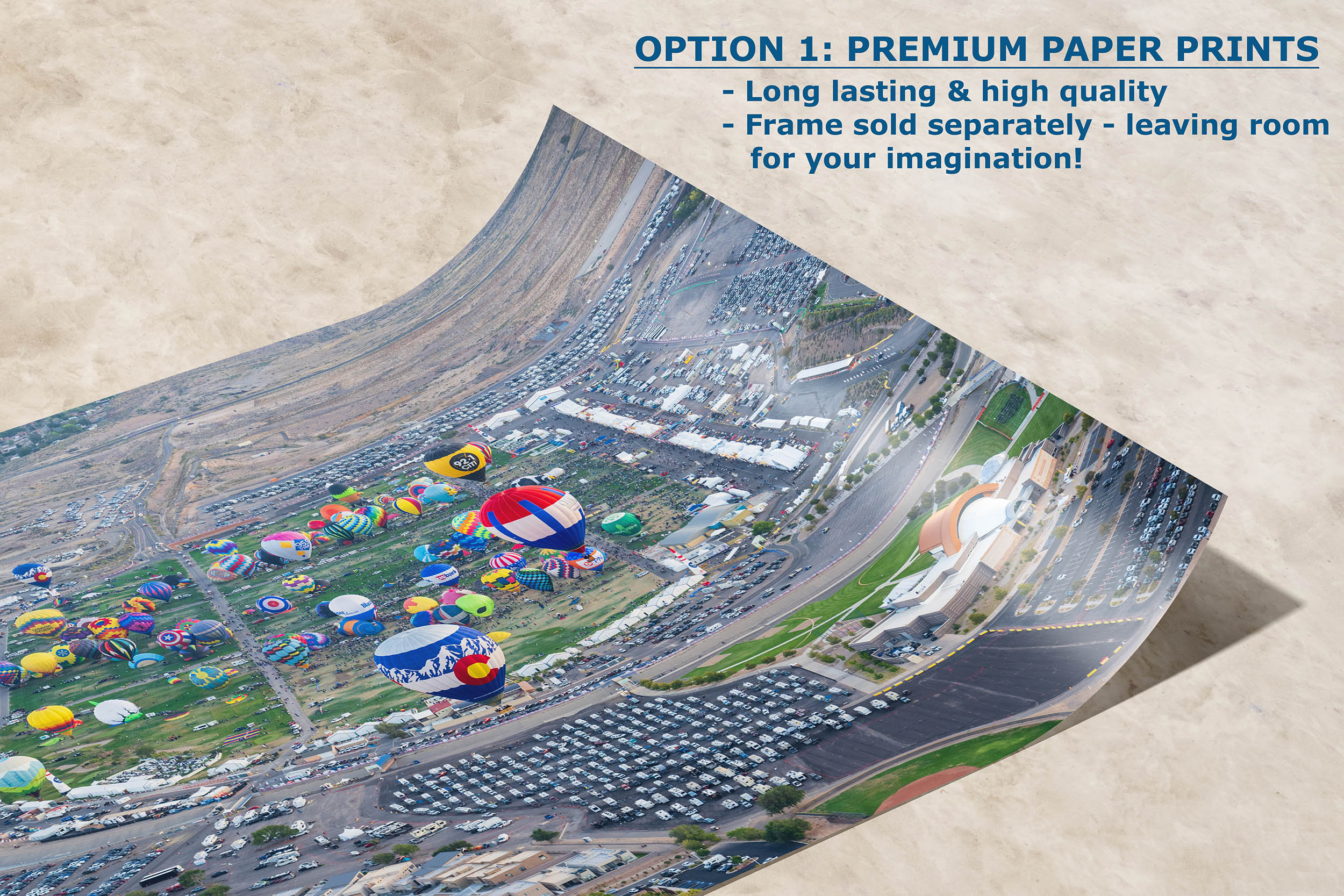 Hot Air Balloons over Airstream Rally from the 2024 Albuquerque Balloon Fiesta in New Mexico