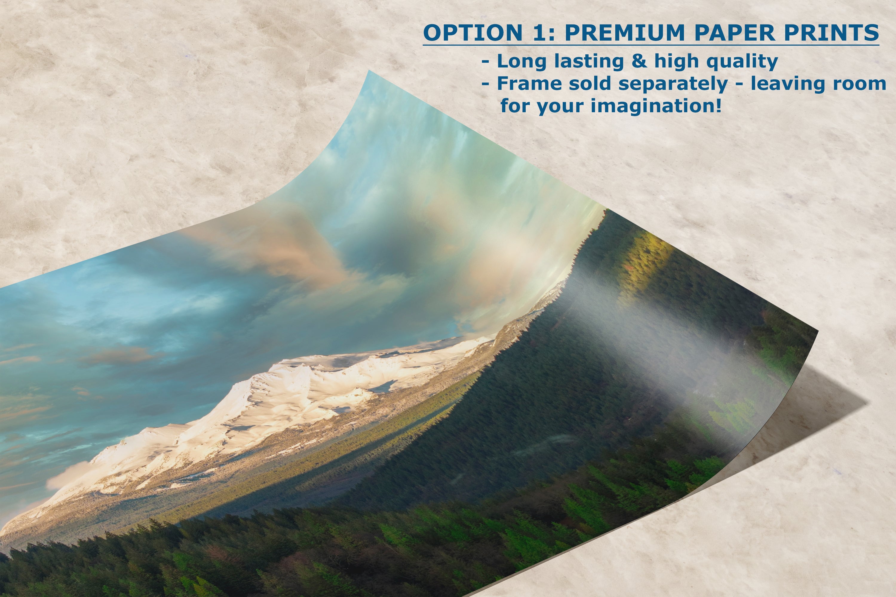 Mount Shasta Mountain Picture Nature Photo, California Mountain Relaxation Artwork for Meditation, Office, Apartment and House Decor