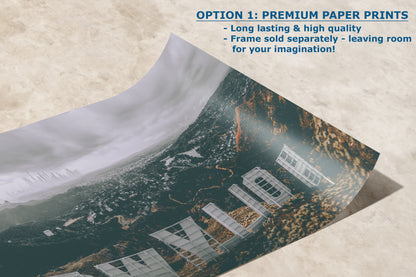 Hollywood Sign Los Angeles Skyline Retro Southern California Cityscape Urban Decor for Home or Office