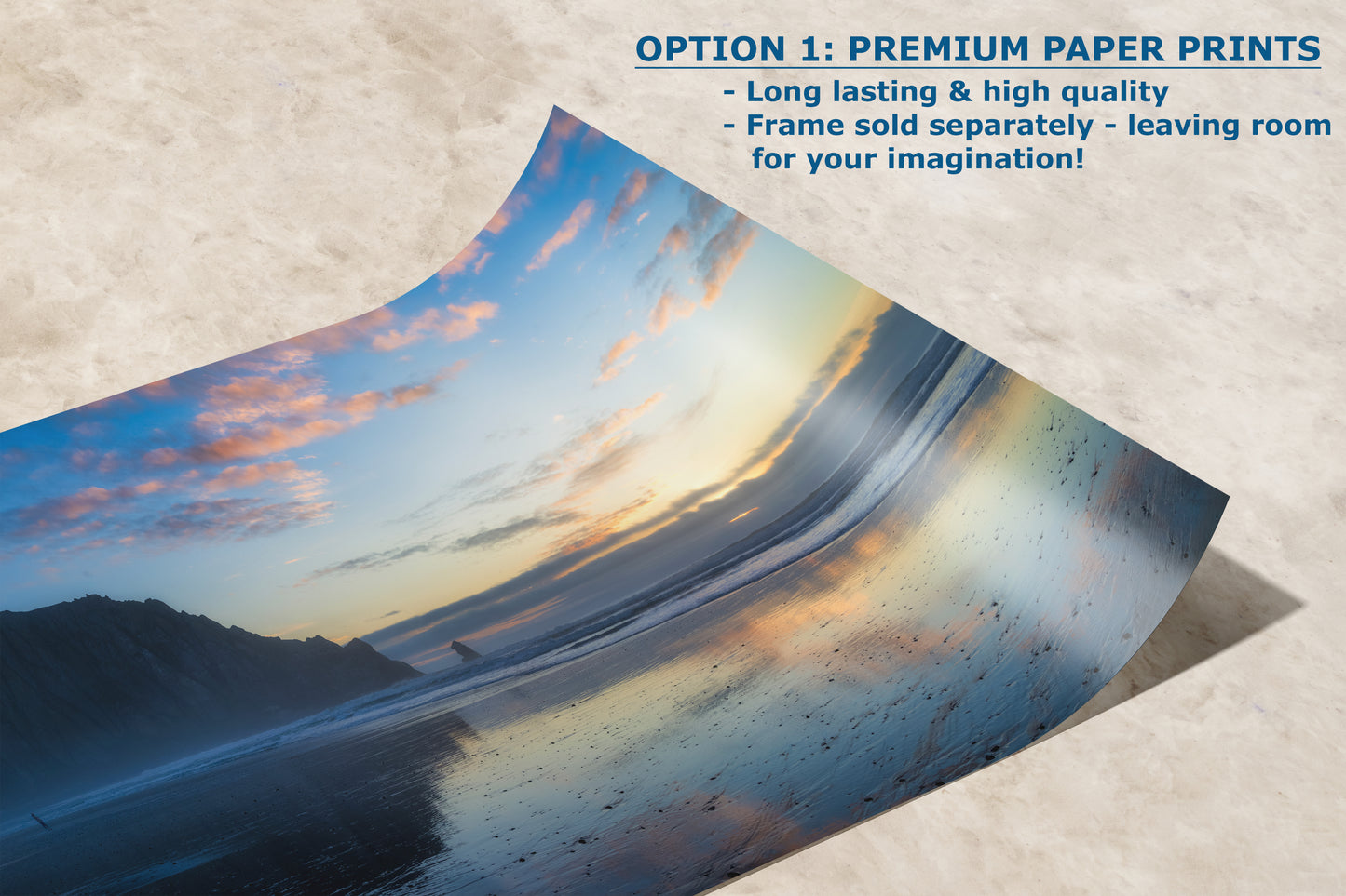 Morro Bay California Coastline Ocean Picture Nature Photo, Morro Rock Reflection, Coastal Relaxation Artwork, Dorm Room, Office & House Decor