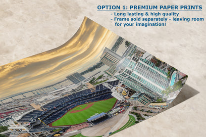 San Diego Padres Baseball Stadium Petco Park Sunset Canvas Print