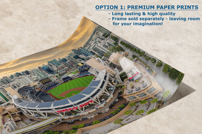 San Diego Padres Baseball Stadium Petco Park Canvas Print