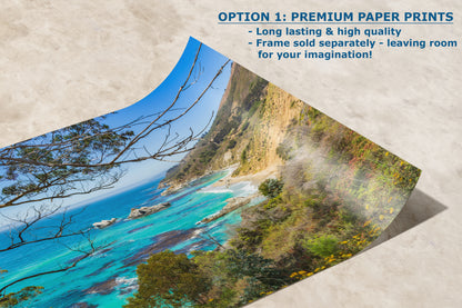 Pfeiffer Beach Big Sur California Coastline Ocean Picture Nature Photo, Relaxation Artwork, Meditation, Office House Decor