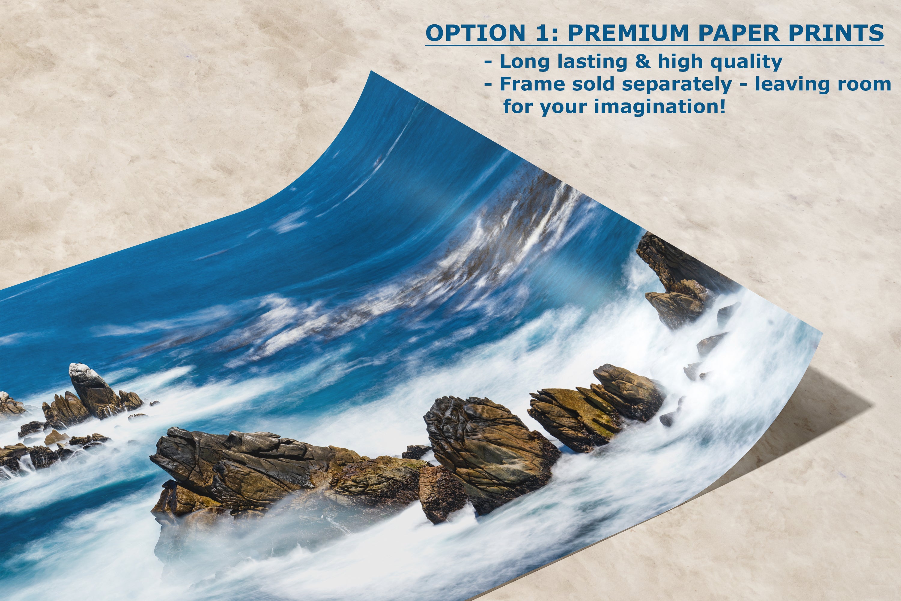 Carmel California Coastline Ocean Picture Nature Photo, Relaxation Artwork, Beach Wall Art for Meditation, Office, and House Decor