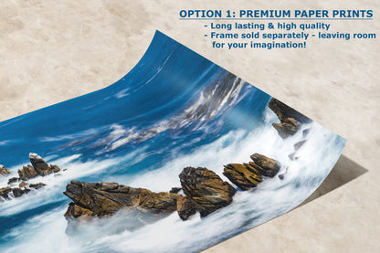 Carmel California Coastline Ocean Picture Nature Photo, Relaxation Artwork, Beach Wall Art for Meditation, Office, and House Decor