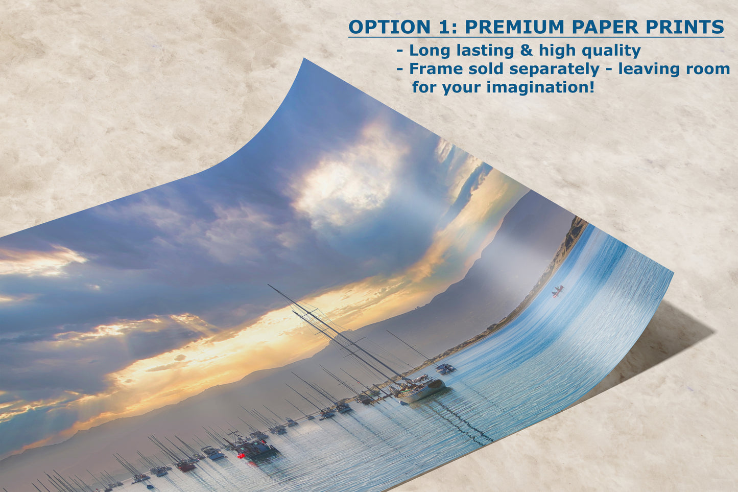 Sailboat Sunrise Morro Bay California Coastline Ocean Picture Nature Photo, Beach Picture Relaxation Artwork, Dorm Room, Office & House Decor