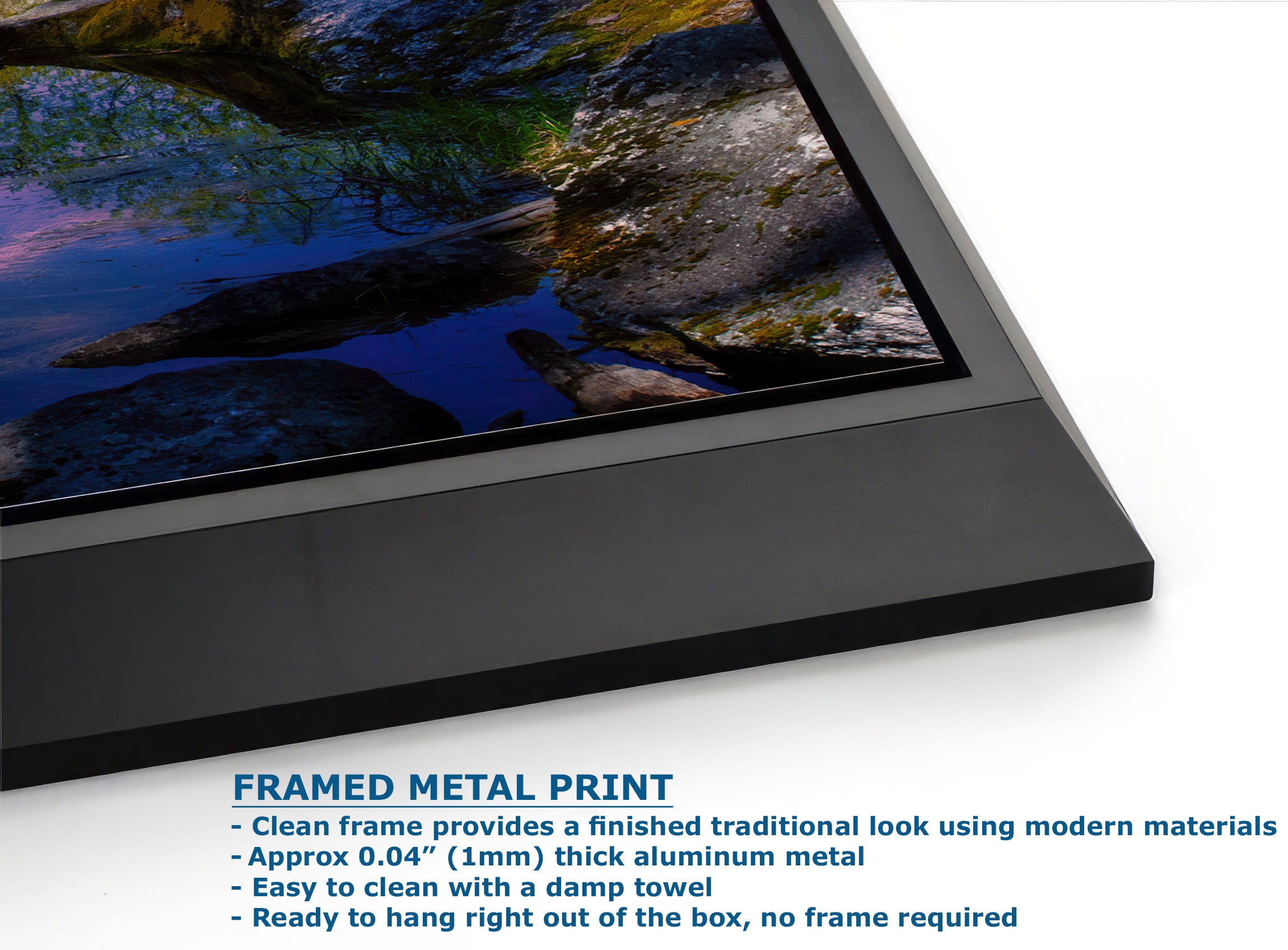 Mirror Lake Yosemite National Park Mountain Picture Nature Photo Relaxation Artwork of Mt. Watkins for Meditation, Office, and House Decor