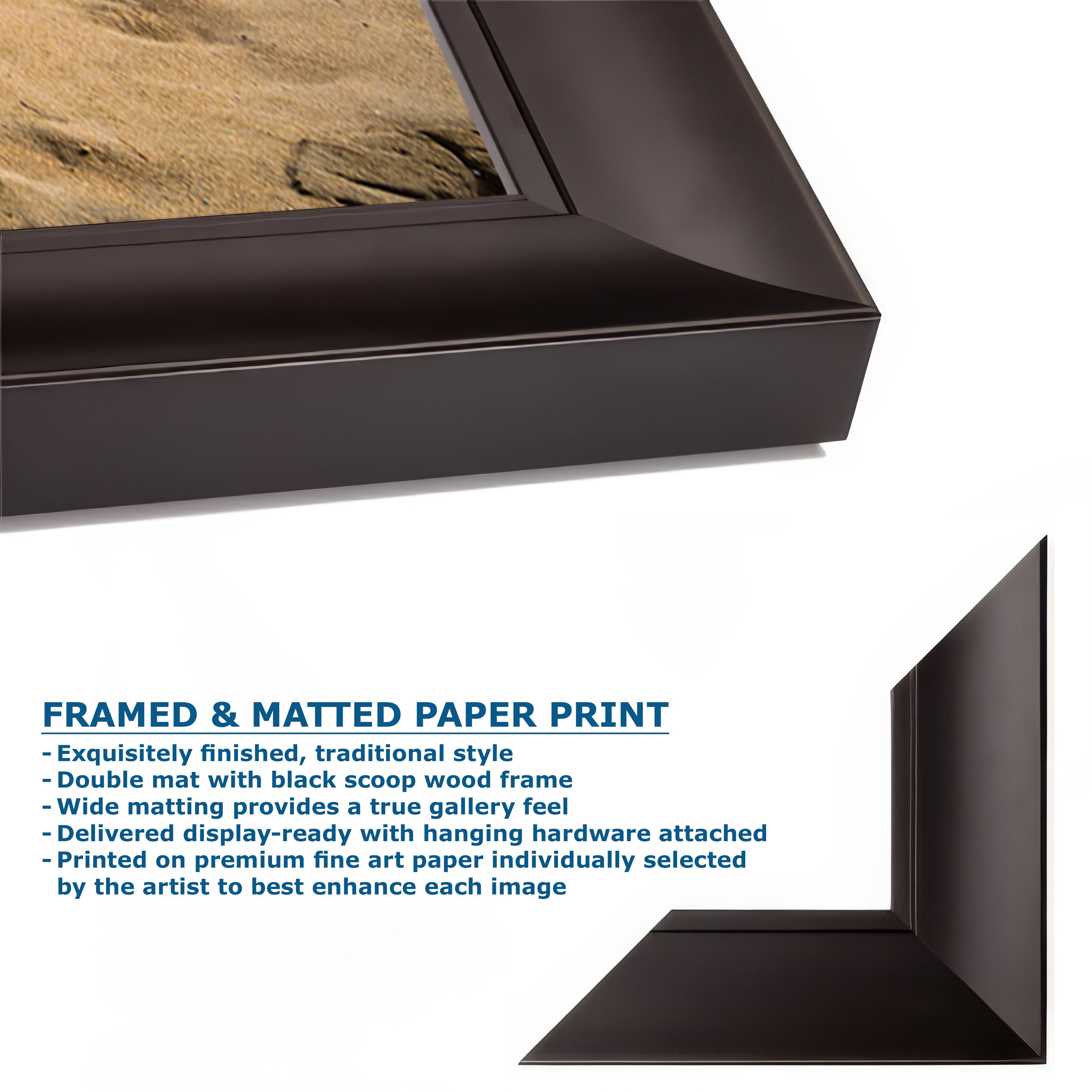 Limited Edition Fine Art Photography Ocean Picture, California Coastline Sunset Glow Under Pier