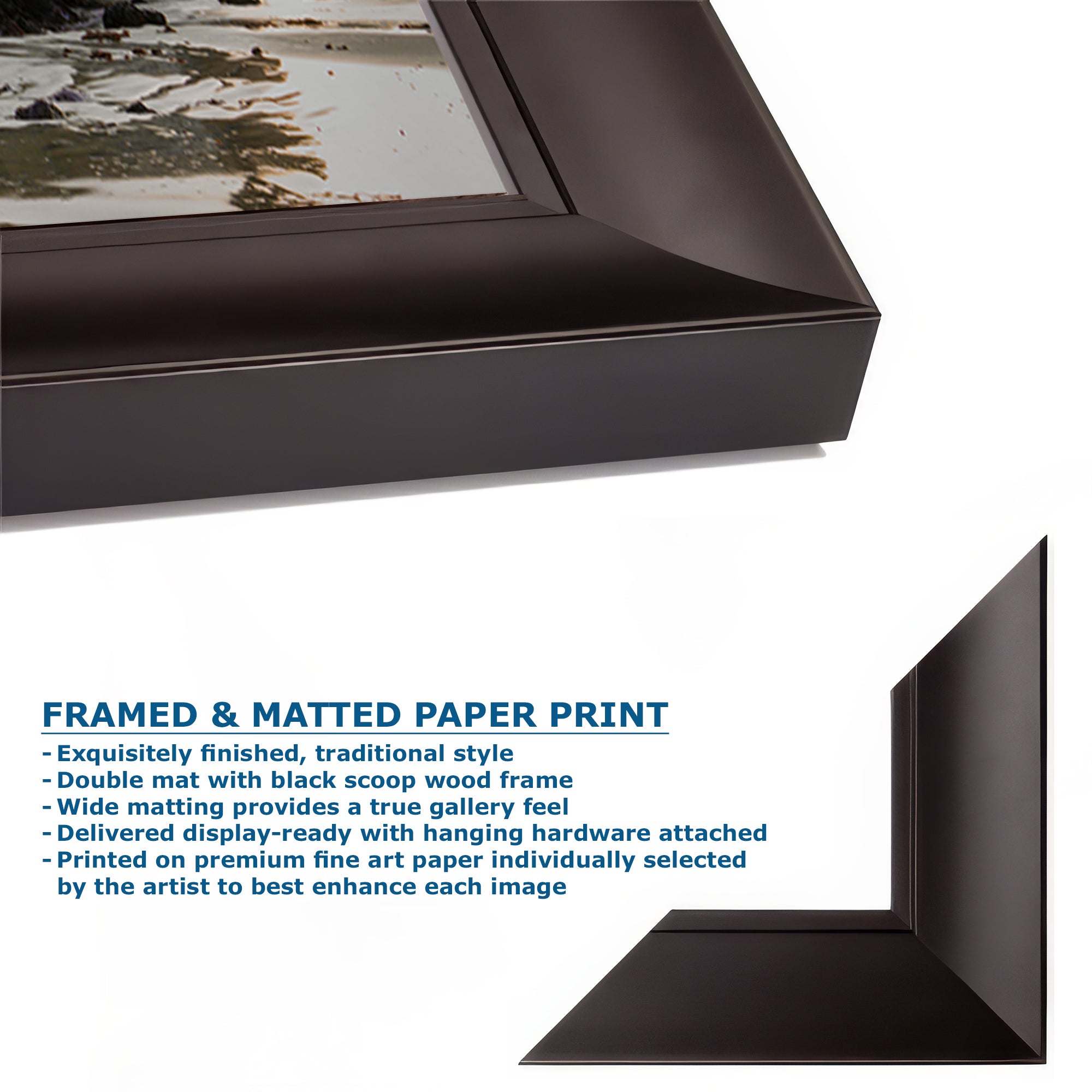 Limited Edition Fine Art Photography, Ocean Picture of  Keyhole Arch California Coastline Sunset