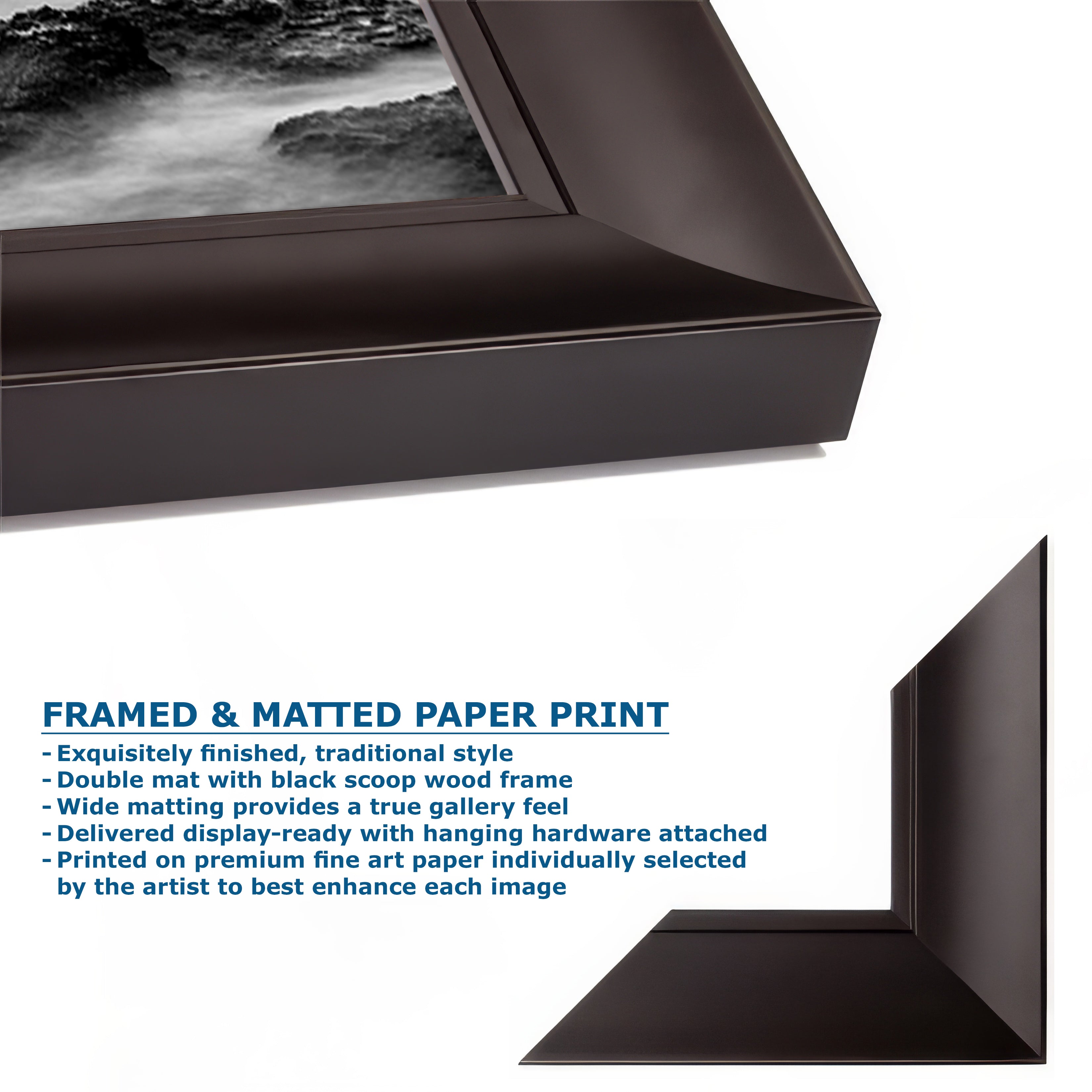 Limited Edition Fine Art Photography, Abstract Ocean Picture California Shoreline