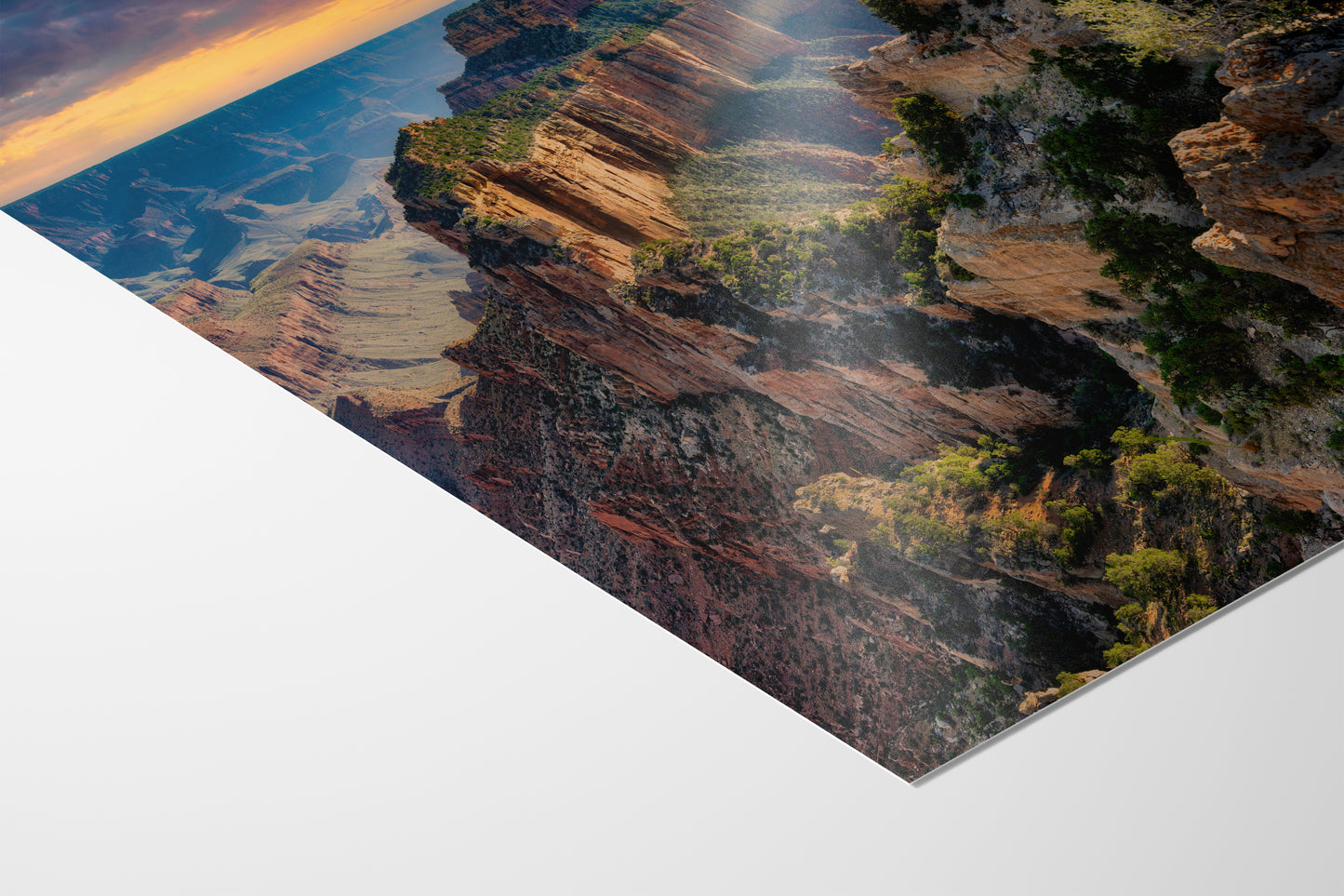 Grand Canyon National Park, North Rim Cape Royal, Arizona Desert Picture Nature Photo, Bohemian Style Relaxation Artwork for Meditation, Apartment, Office & House Decor