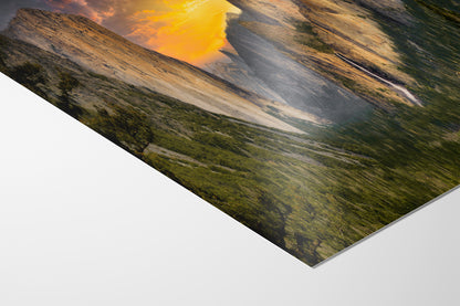 Tunnel View Yosemite National Park Mountain Picture Nature Photo Relaxation Artwork for Mediation, Office, & House Decor