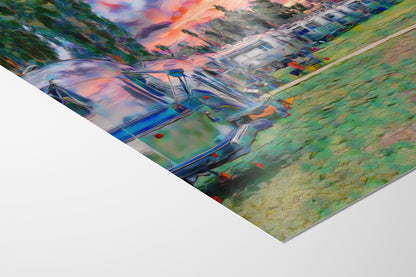 Airstream Travel Trailer Art Camping Decoration