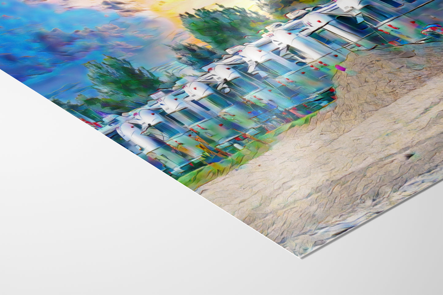 Airstream Trailer Beach Art Camping Decoration