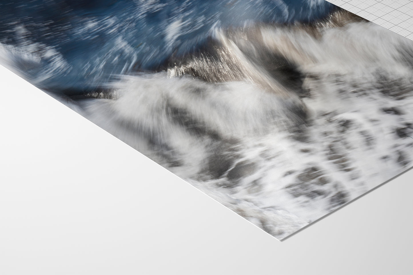 Beach Waves Ocean Picture Impressionist Art Nature Photo