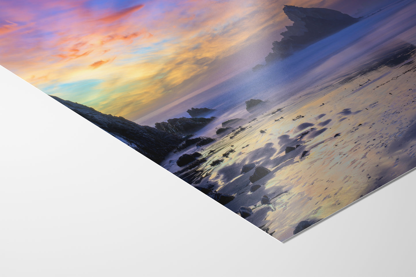 Pfeiffer Beach Sunset, Big Sur California Coastline Ocean Picture Nature Photo, Relaxation Artwork, Meditation, Office House Decor