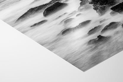 Point Lobos Carmel California Coastline Abstract Ocean Picture, Relaxation Artwork Nature Photo for Meditation, Office, Dorm, House Decor