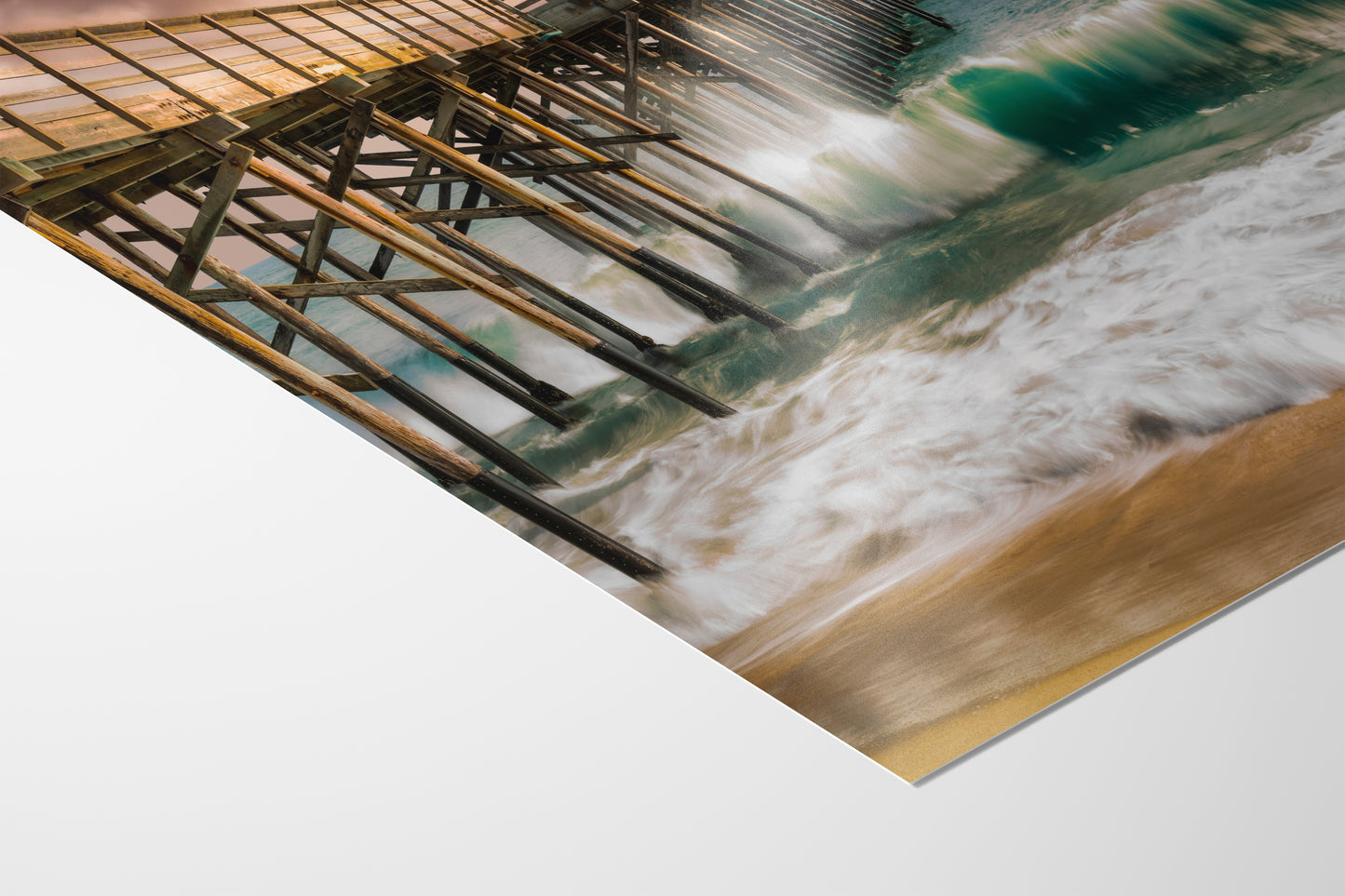 Southern California Coastline Ocean Picture Nature Photo, Relaxation Artwork, Newport Beach Pier Wall Art, Coastal Sunset Decor