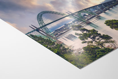 Alsea Bay Bridge Picture, Waldport Oregon Coast Ocean Picture, Pacific Northwest