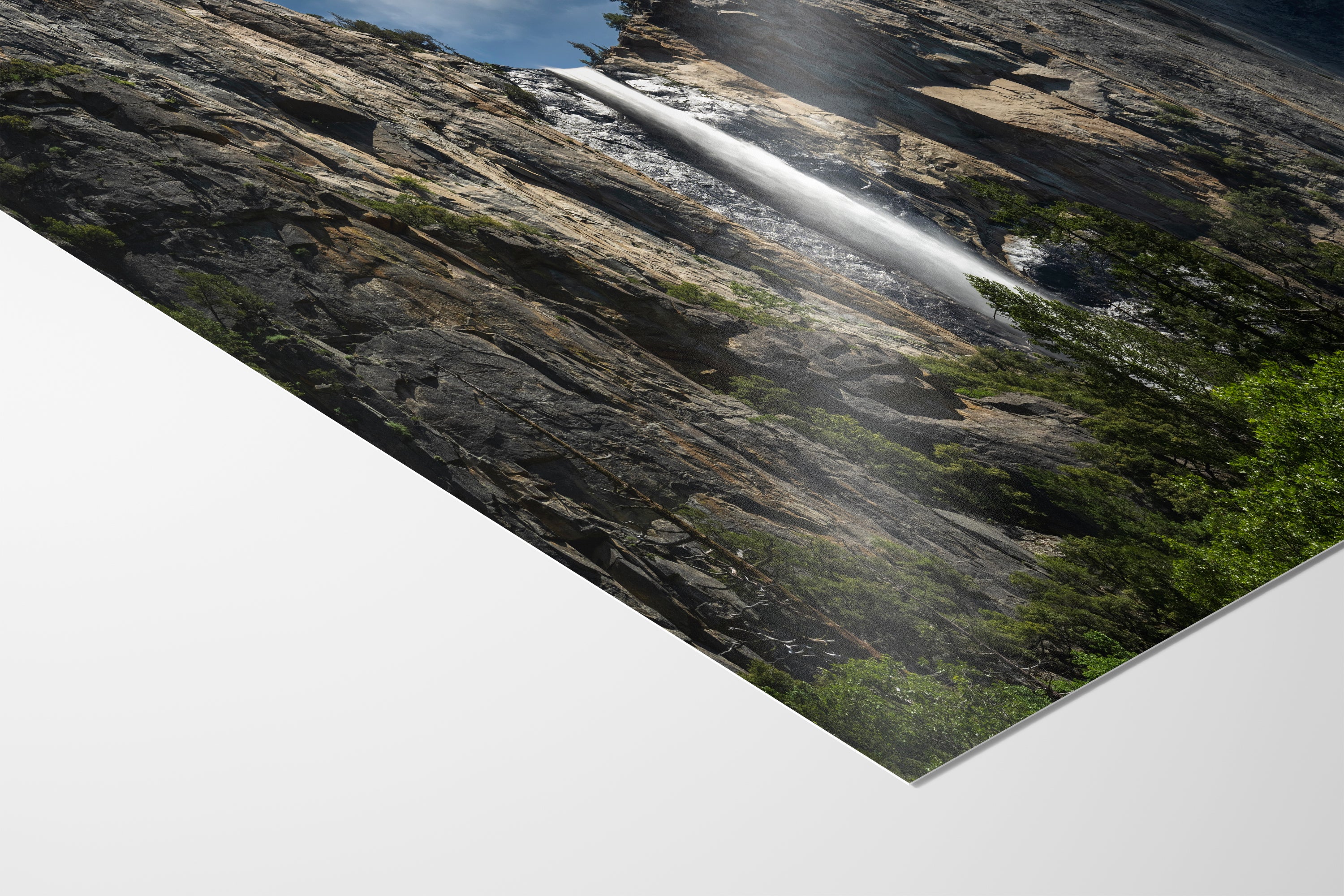 Bridalveil Falls Yosemite National Park Nature Photo Relaxation Artwork Waterfall Picture for Meditation, Dorm Room, Office, and House Decor