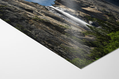 Bridalveil Falls Yosemite National Park Nature Photo Relaxation Artwork Waterfall Picture for Meditation, Dorm Room, Office, and House Decor