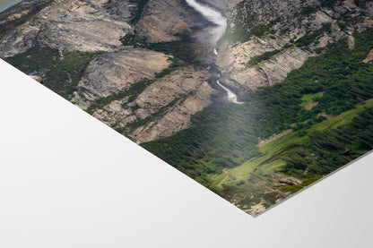 Yosemite Falls Glacier Point National Park Nature Photo Relaxation Artwork for Meditation, Office, Dorm, Apartment, and House Decor