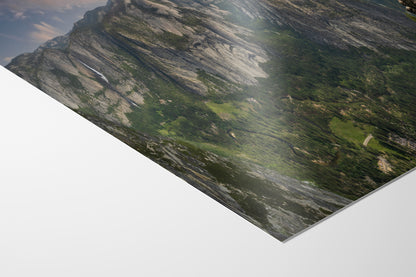 Glacier Point Yosemite National Park Nature Photo Relaxation Artwork, Sierra Nevada Scenic Picture for Meditation, Office, and House Decor