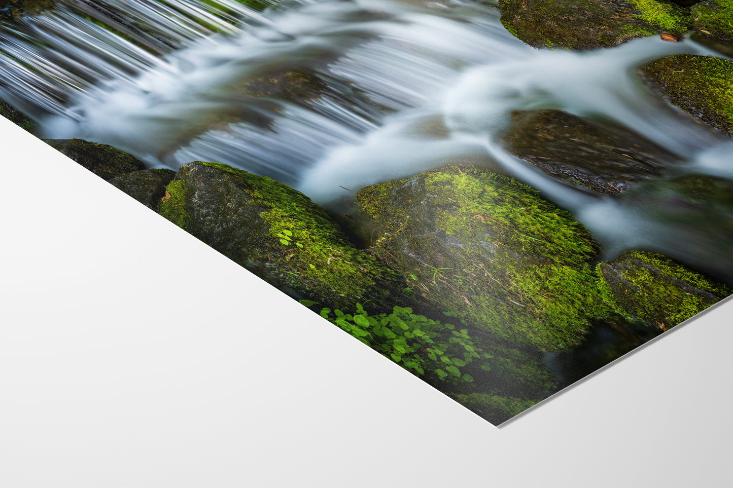 Yosemite National Park Cascading Waterfall Picture Nature Photo Relaxation Artwork for Meditation, Office, Apartment, and House Decor