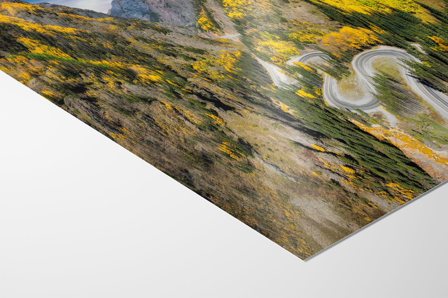 Colorado San Juan Mountain Picture, Million Dollar Highway Fall Colors Aspen Trees Forest Picture, Nature Photo for Relaxation Artwork, Meditation and House Decor