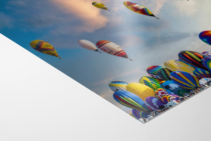 Hot Air Balloon Festival Mass Ascension Photo | Albuquerque New Mexico Balloon Fiesta Wall Art | Office, Cubicle & House Decor