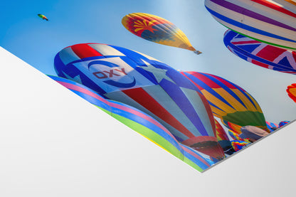 Hot Air Balloon Festival Mass Ascension Arizona Flag, Albuquerque New Mexico Balloon Fiesta Wall Art | Office, Cubicle & House Decor