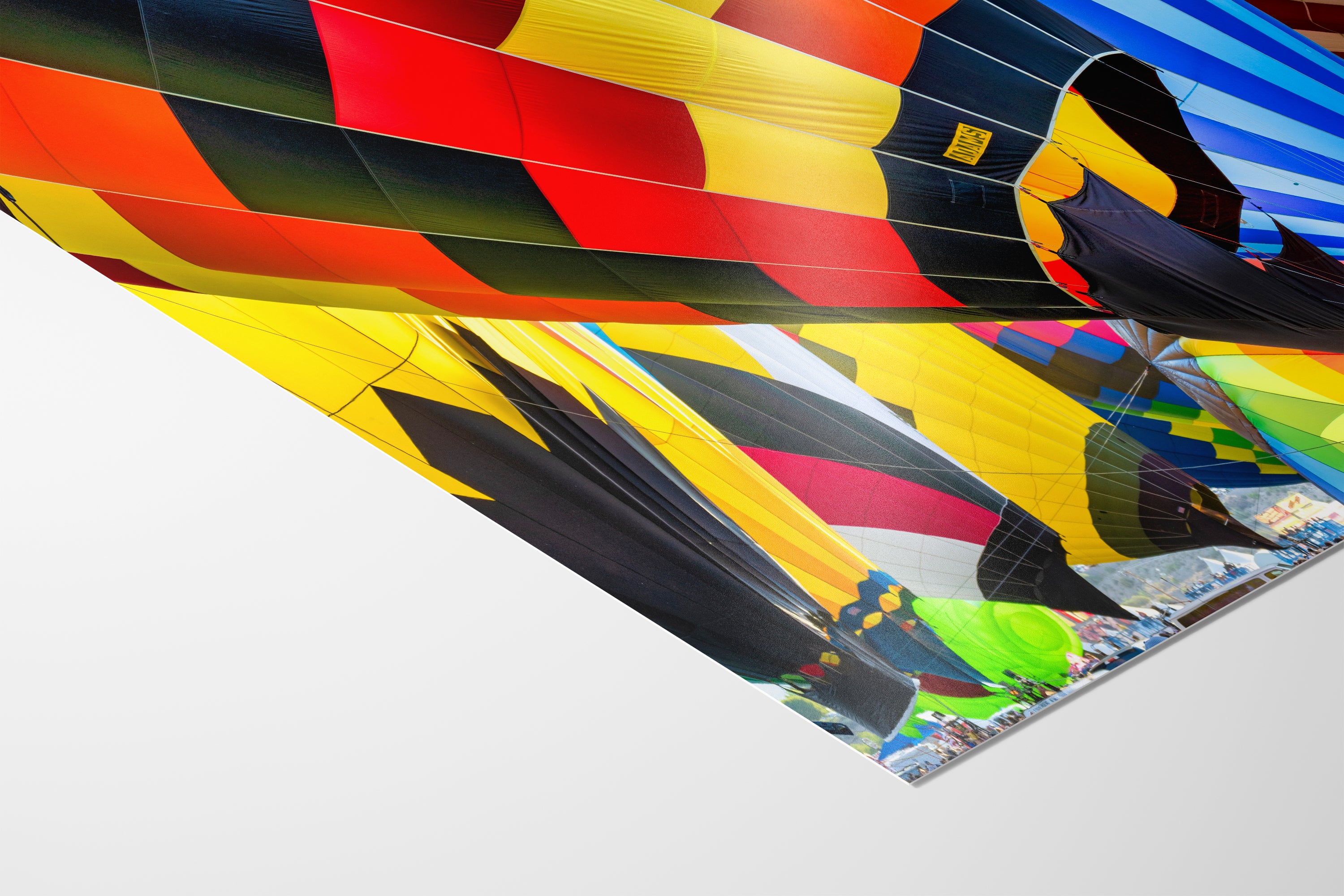 Hot Air Balloon Festival Mass Ascension Close Up | Albuquerque New Mexico Balloon Fiesta Wall Art | Office, Cubicle & House Decor
