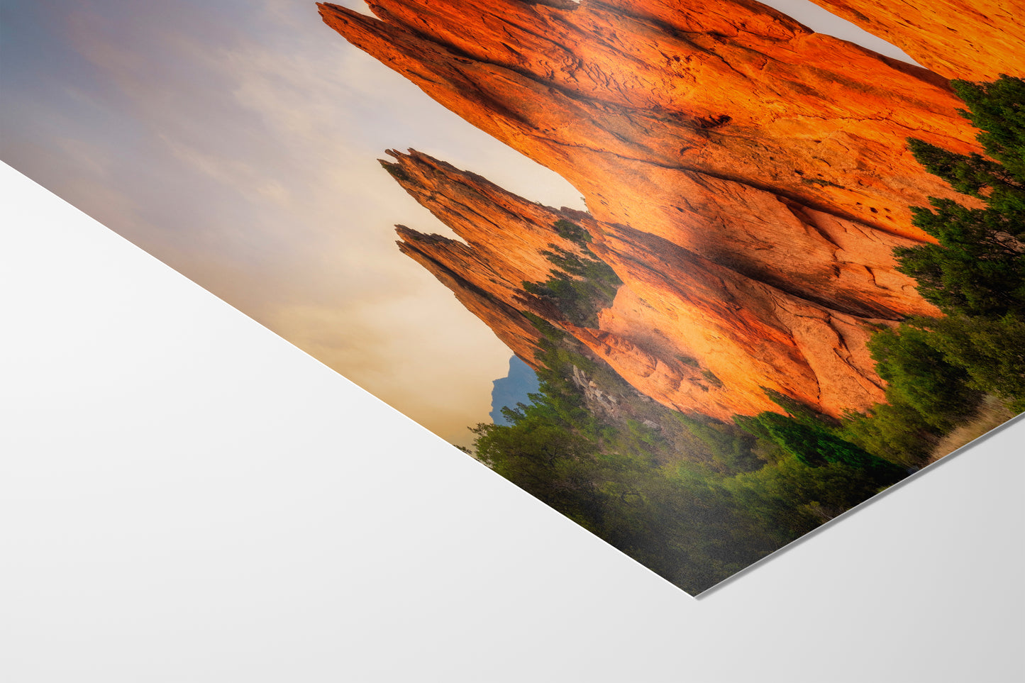 Garden of the Gods Colorado Mountain Picture, Vibrant Rocky Mountain Nature Photo for Meditation Relaxation and Bohemian Decor