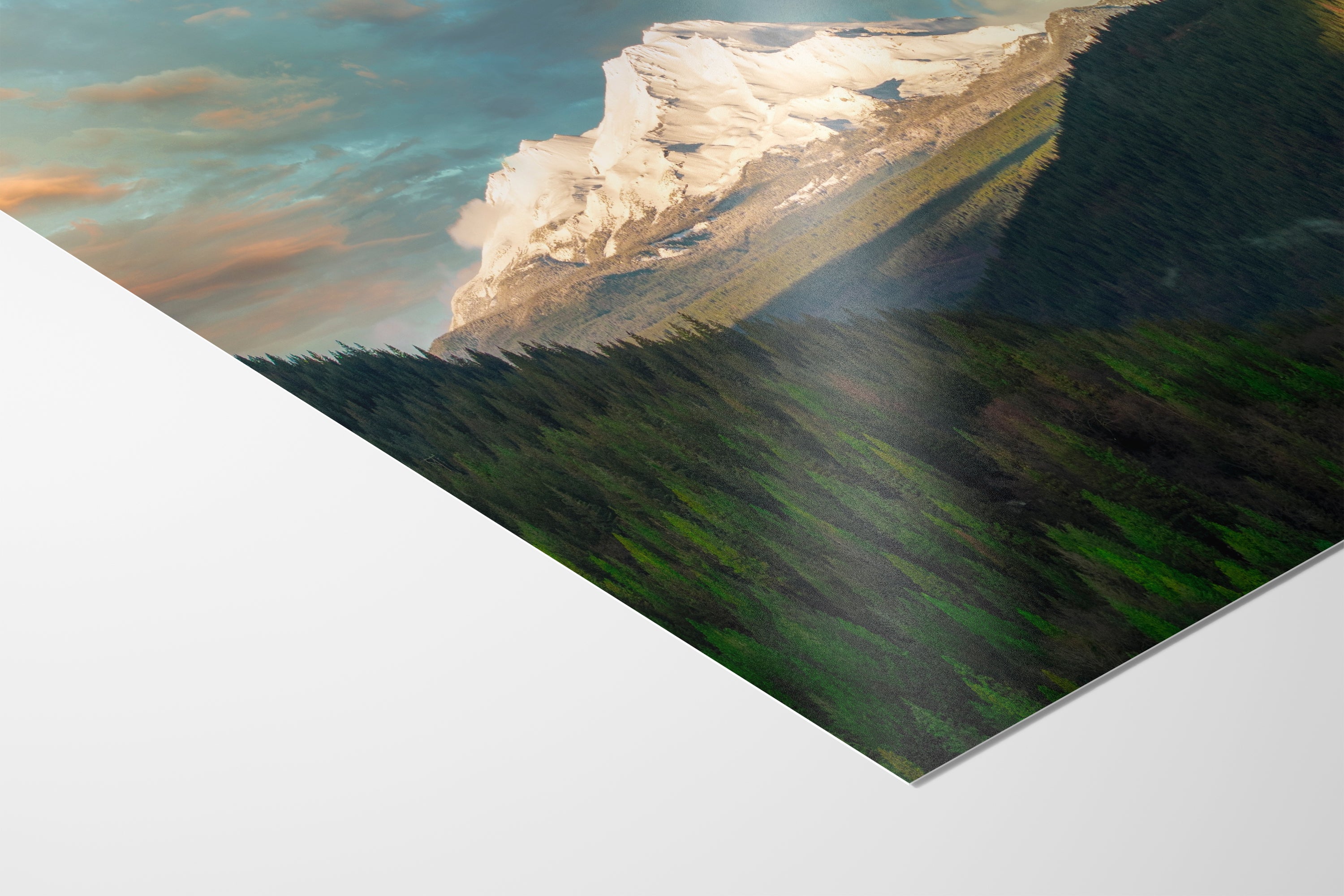 Mount Shasta Mountain Picture Nature Photo, California Mountain Relaxation Artwork for Meditation, Office, Apartment and House Decor