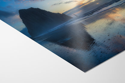 Morro Bay California Coastline Ocean Picture Nature Photo, Morro Rock Reflection, Coastal Relaxation Artwork, Dorm Room, Office & House Decor