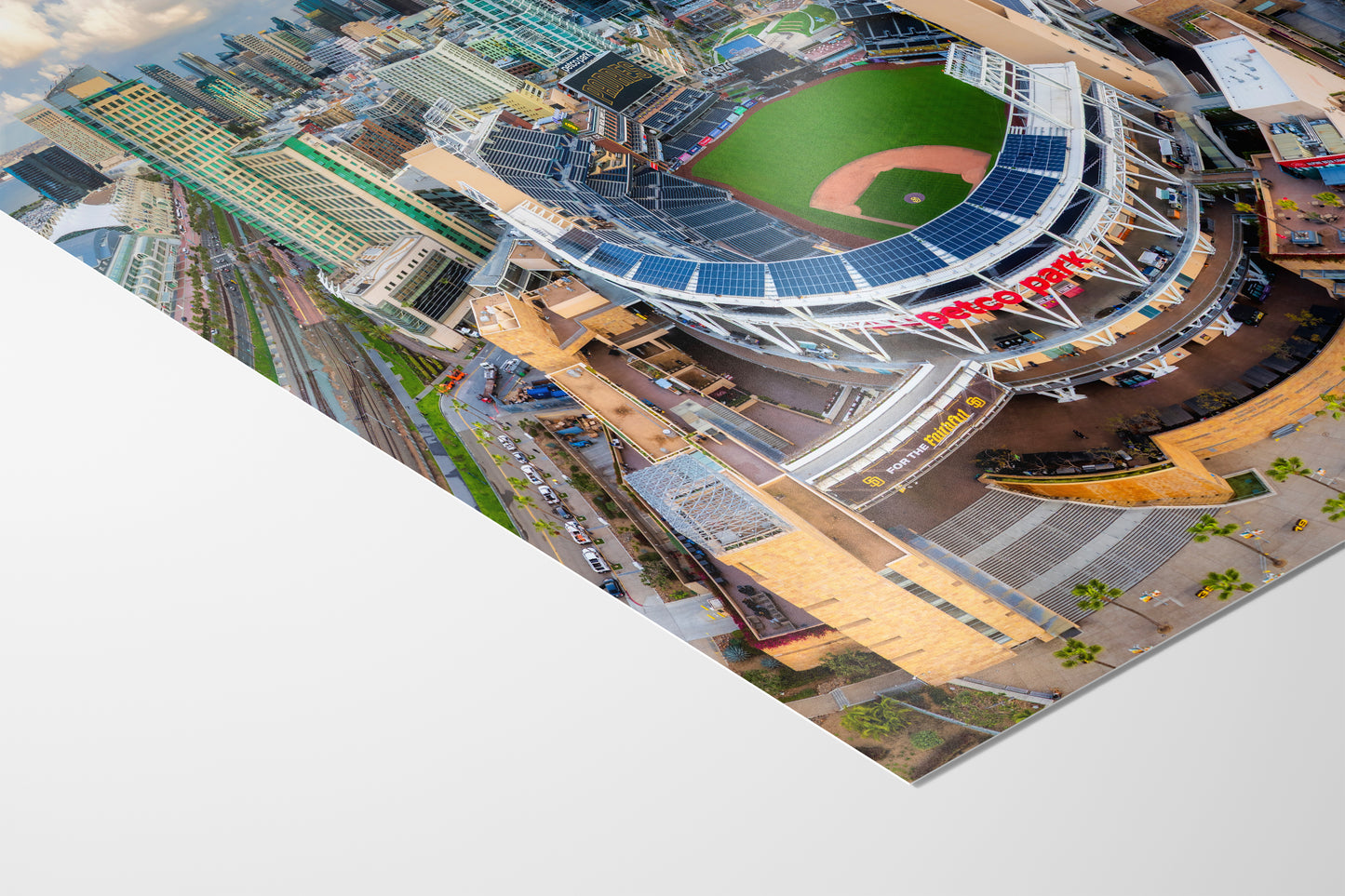 Petco Park Wall Art, San Diego Padres Skyline Print, MLB Stadium Decor