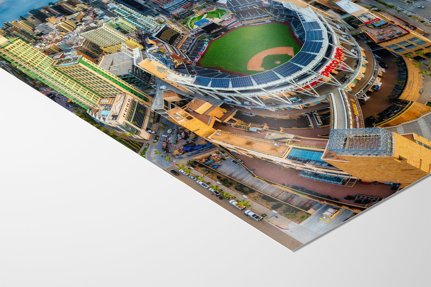 San Diego Padres Art, Petco Park Print MLB Stadium Baseball Fan Decor