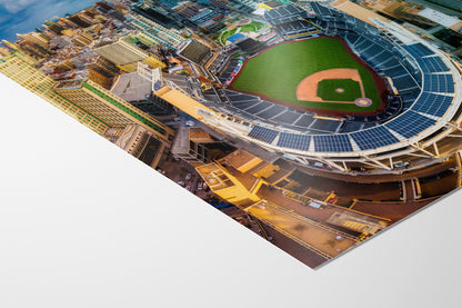 San Diego Padres Petco Park Wall Art, MLB Stadium Decor Skyline Print